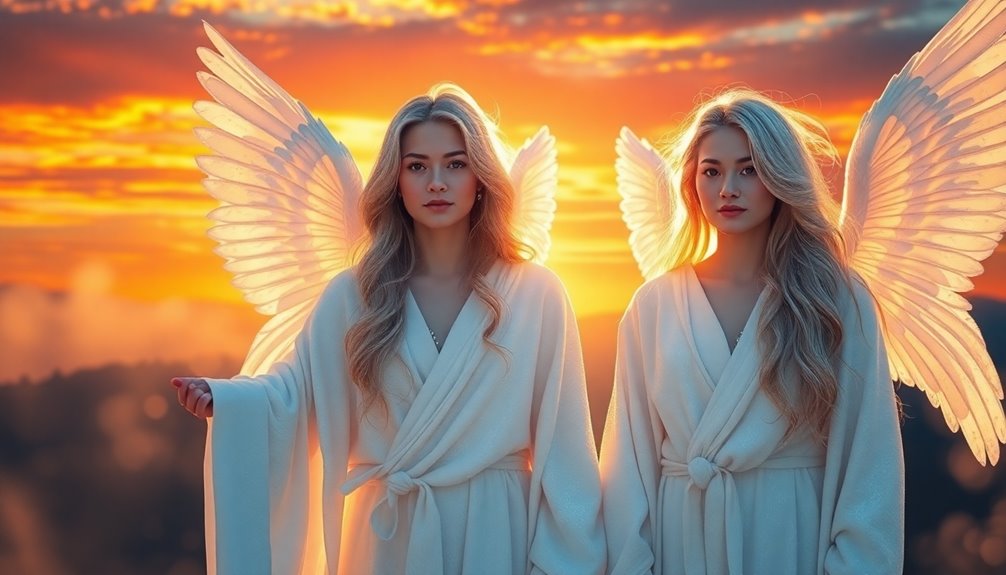 angels often appear ethereal