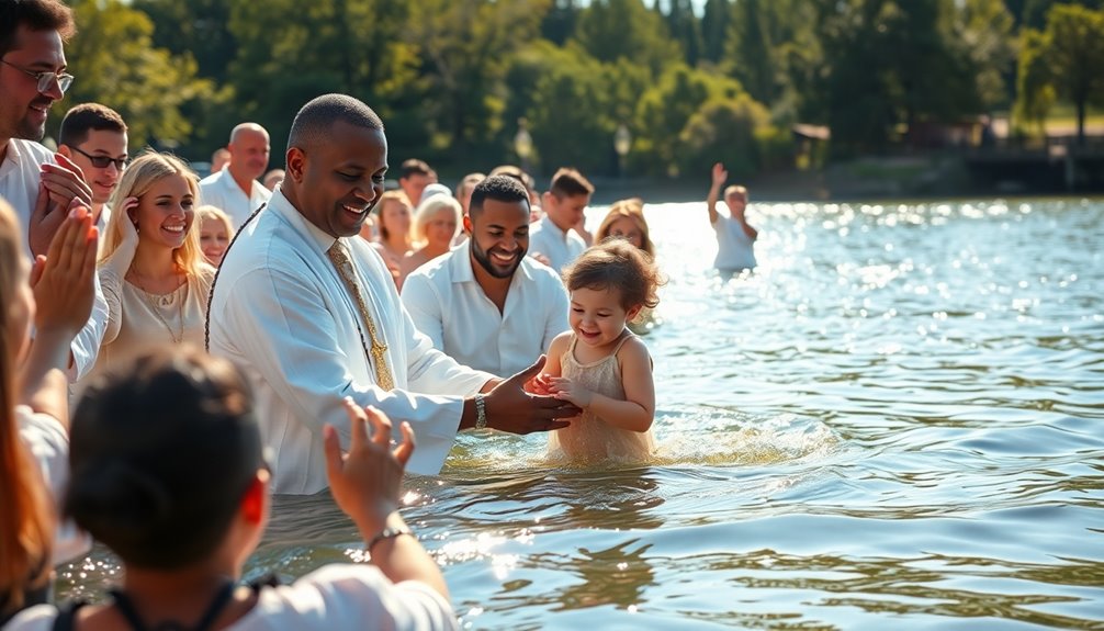 community bonding through baptism