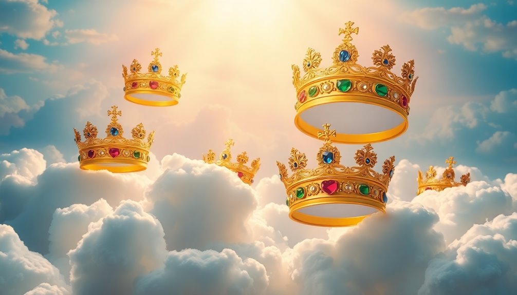 crowns symbolize divine reward