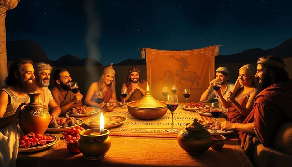 babylonian festive culinary customs