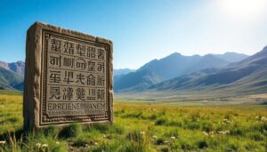 Stone tablets with commandments symbolizing the Law of Moses