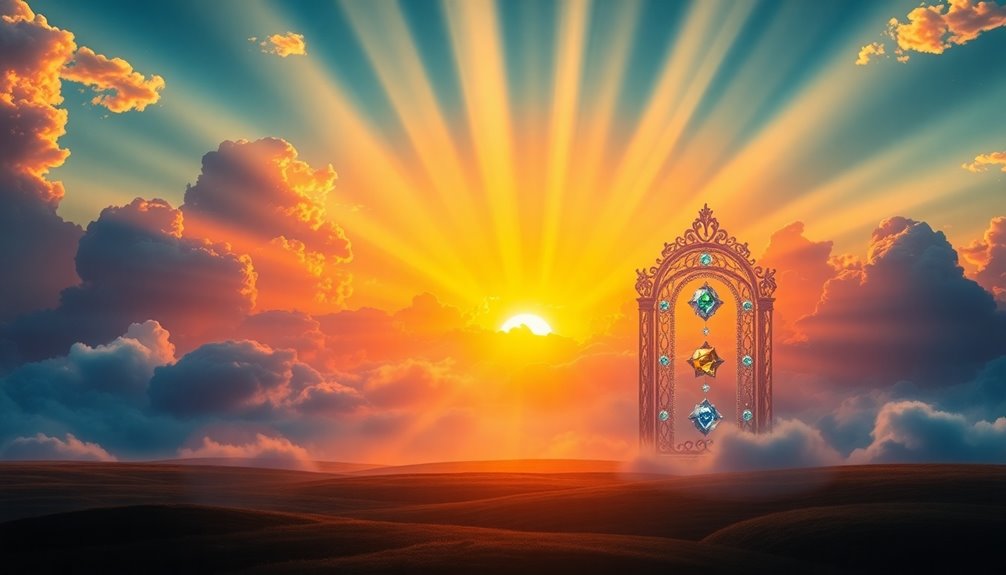 divine illumination in paradise