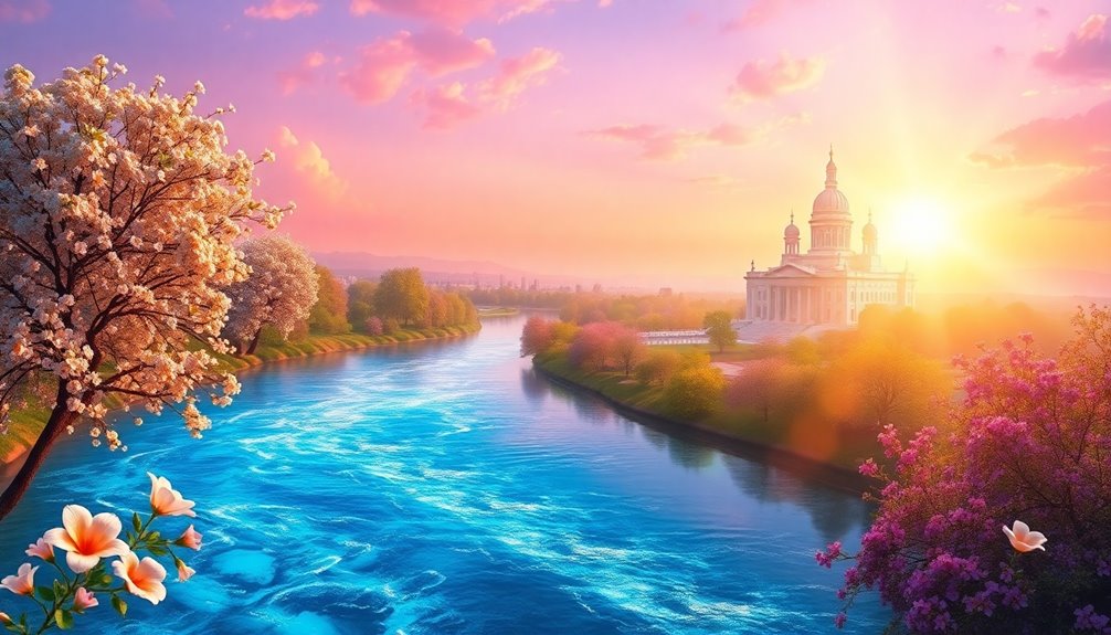 heavenly river of life