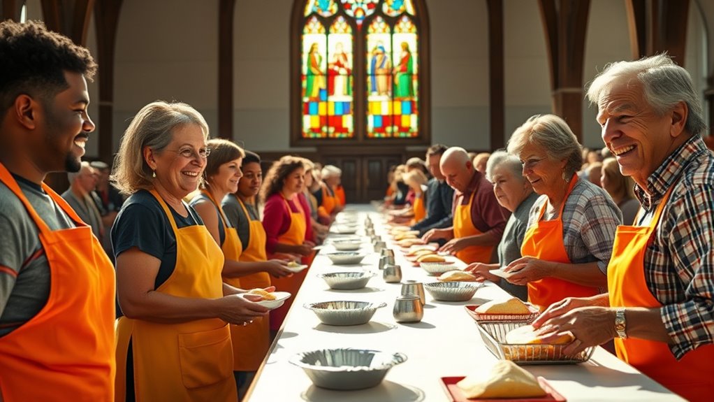 building bonds through service