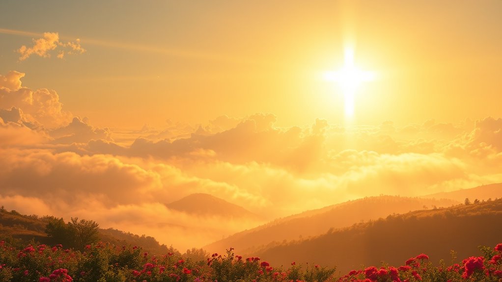 celestial symbols of divine glory