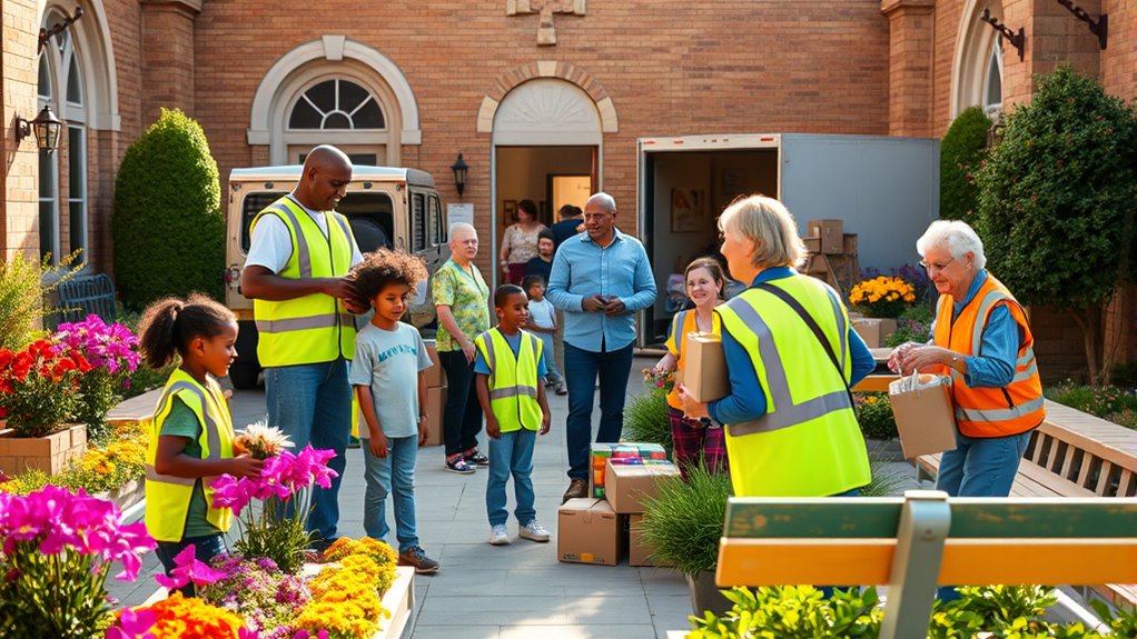 community connections through volunteering
