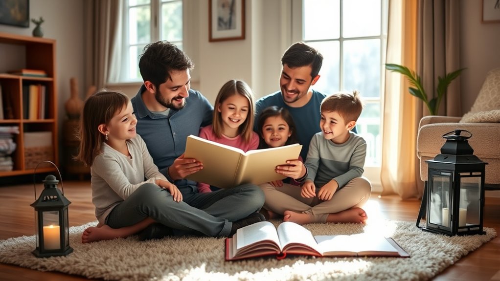 consistent family devotion routine