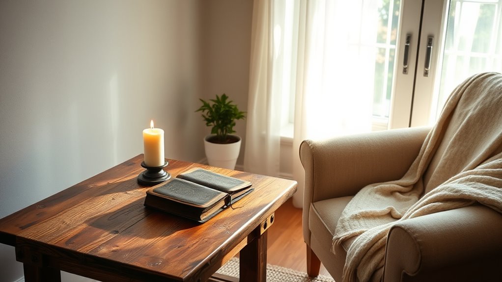 create a peaceful consistent routine