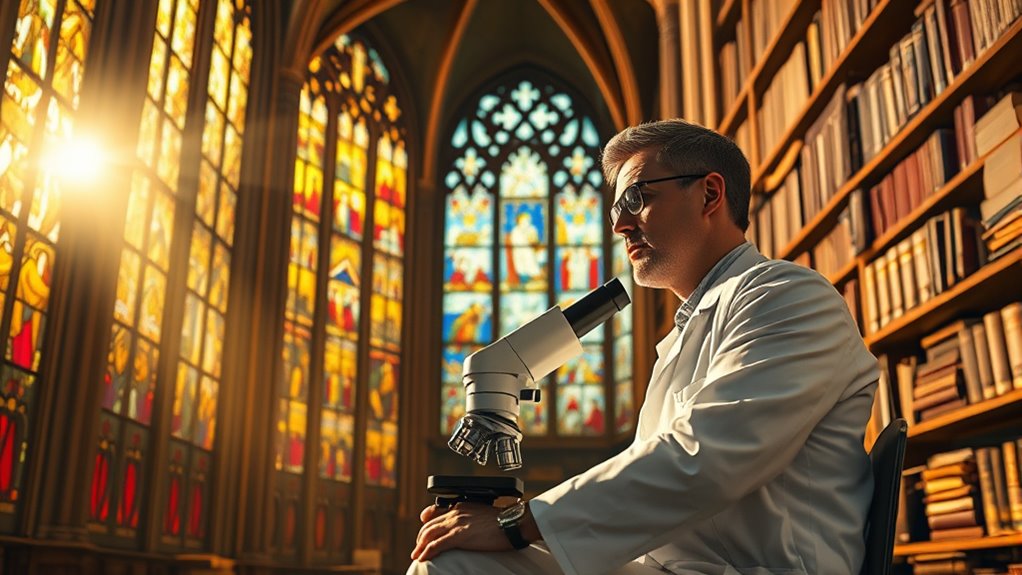 faith and science coexist harmoniously