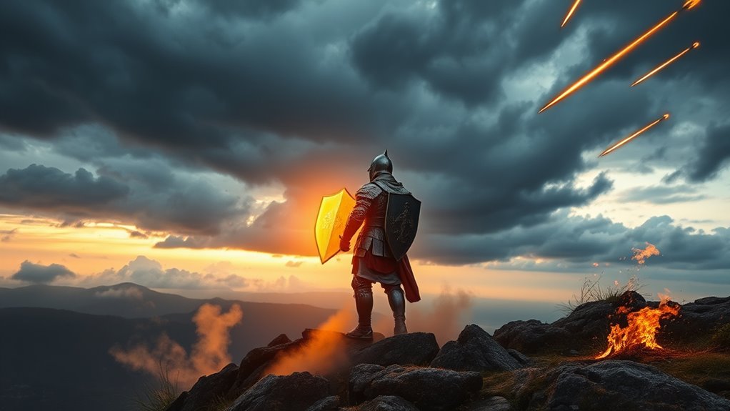 faith deflects spiritual attacks