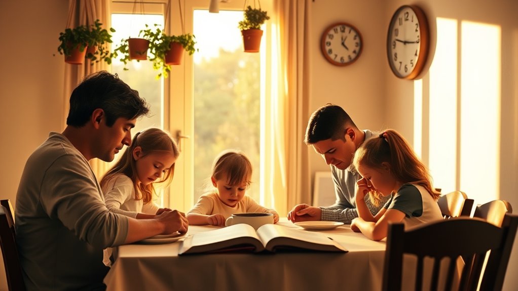family prayer time strengthens bonds