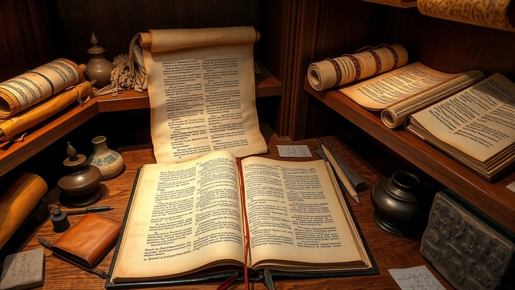 manuscript copying and comparison