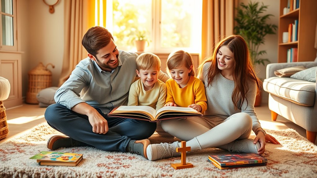 simple family bible time