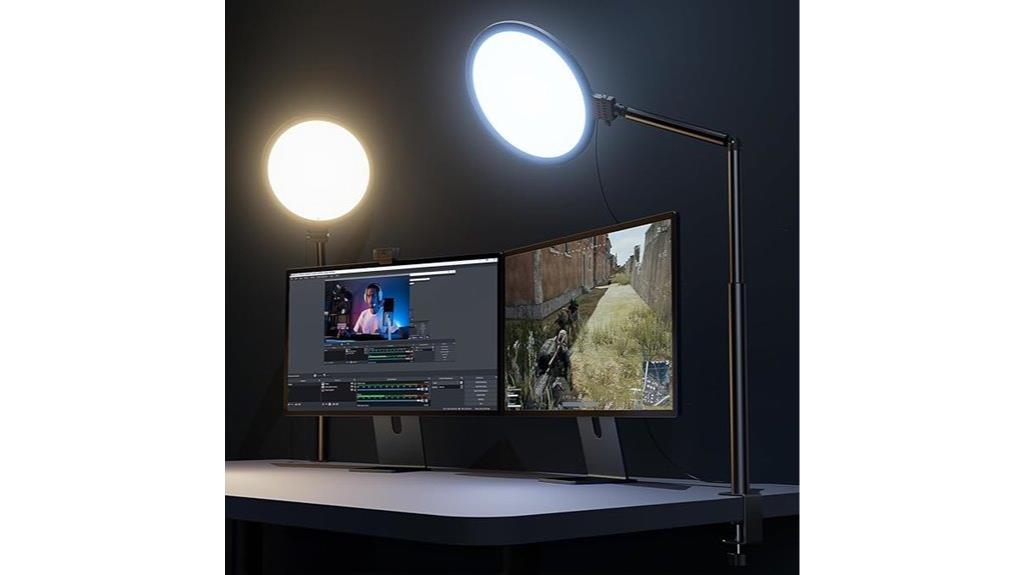 10 2 inch desk ring light