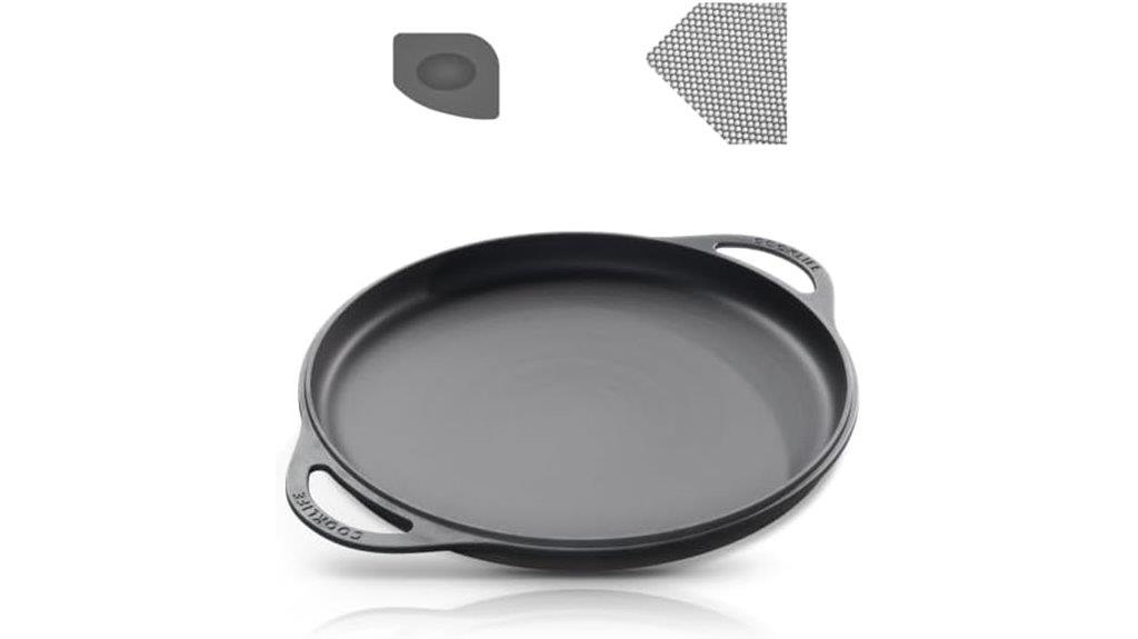 12 inch cast iron griddle