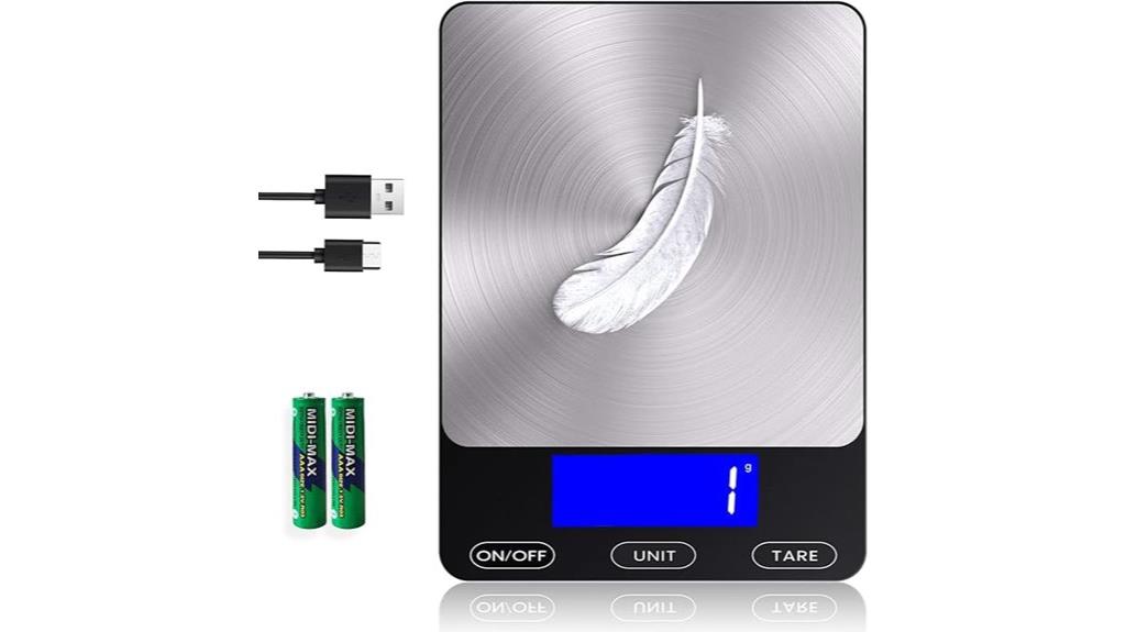 33lb rechargeable digital scale