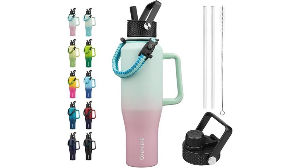 40oz insulated water bottle