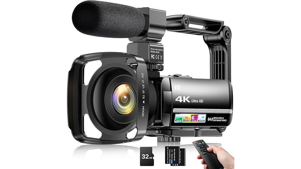 4k camera with 64mp