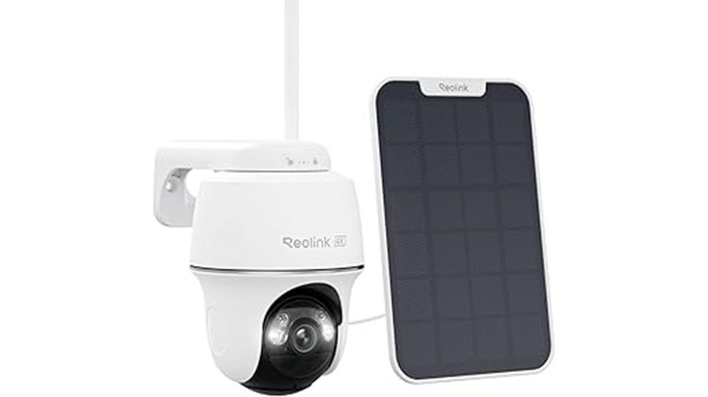 4k solar pan tilt cameras