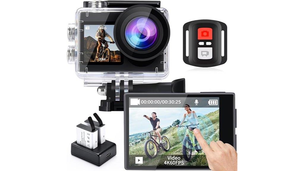 4k water resistant action camera