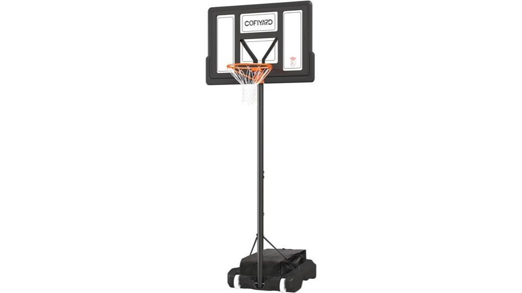 adjustable 10 foot basketball hoop