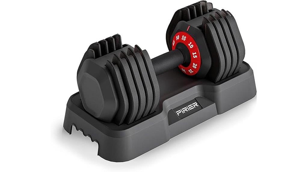 adjustable 55lb dumbbell
