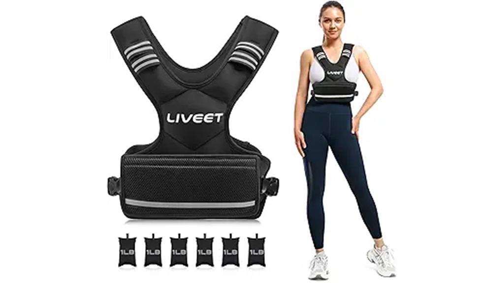 adjustable unisex weight vest