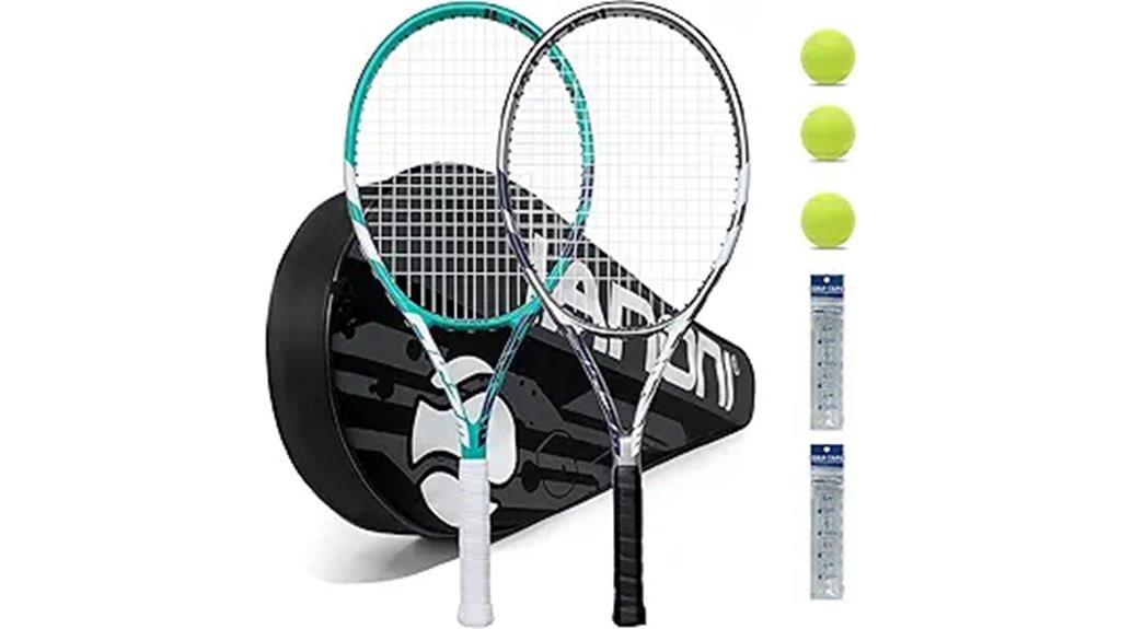 adult pre strung tennis racket