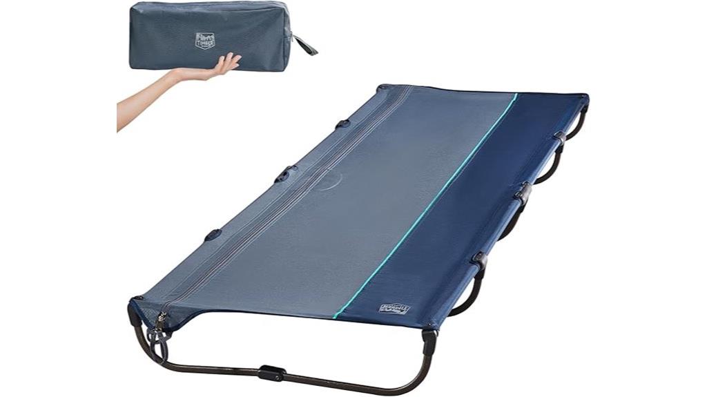 aluminum camping cot with bag