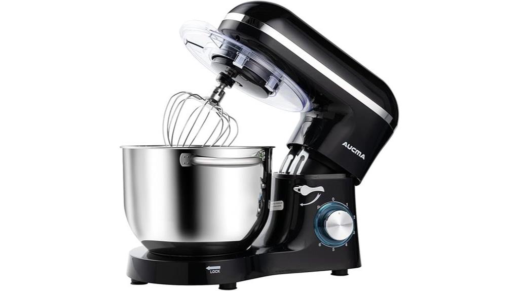 aucma 6 5qt tilt head mixer