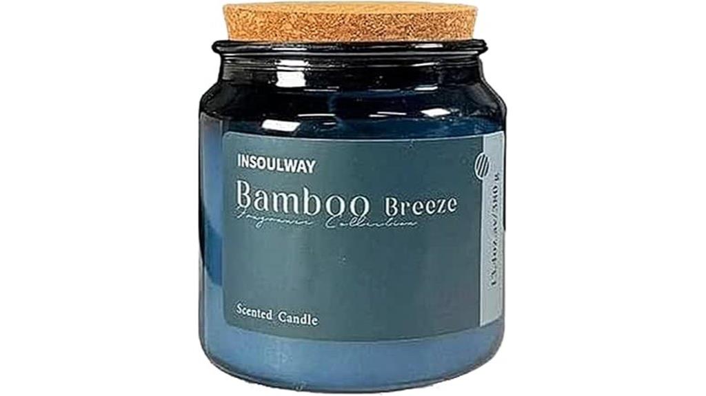 bamboo breeze candle decor