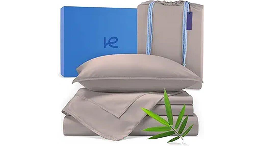 bamboo queen sheets set