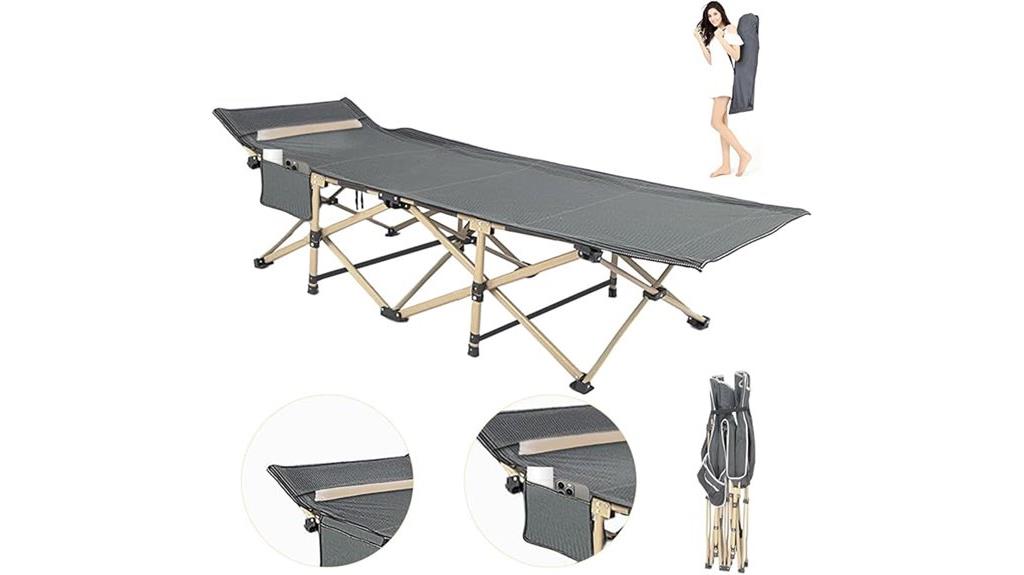 breathable foldable camping cot