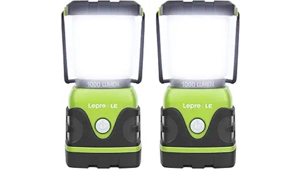 bright portable camping lantern