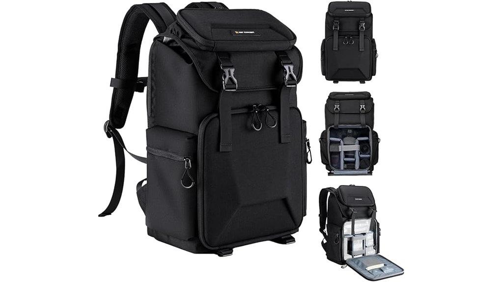 camera backpack with laptop