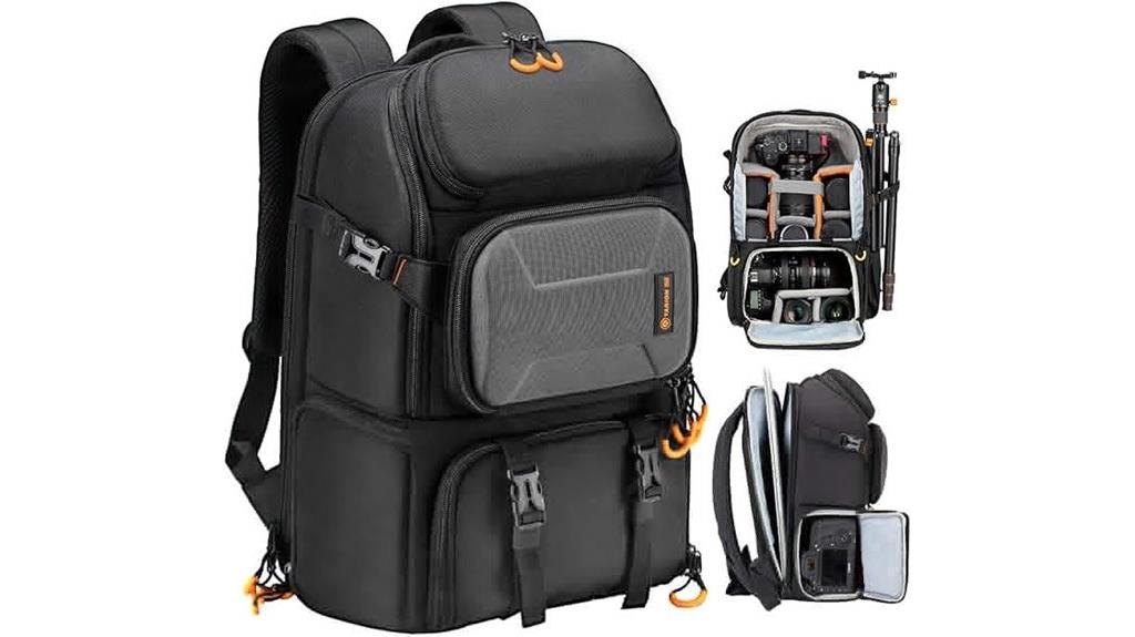 camera backpack with tripod