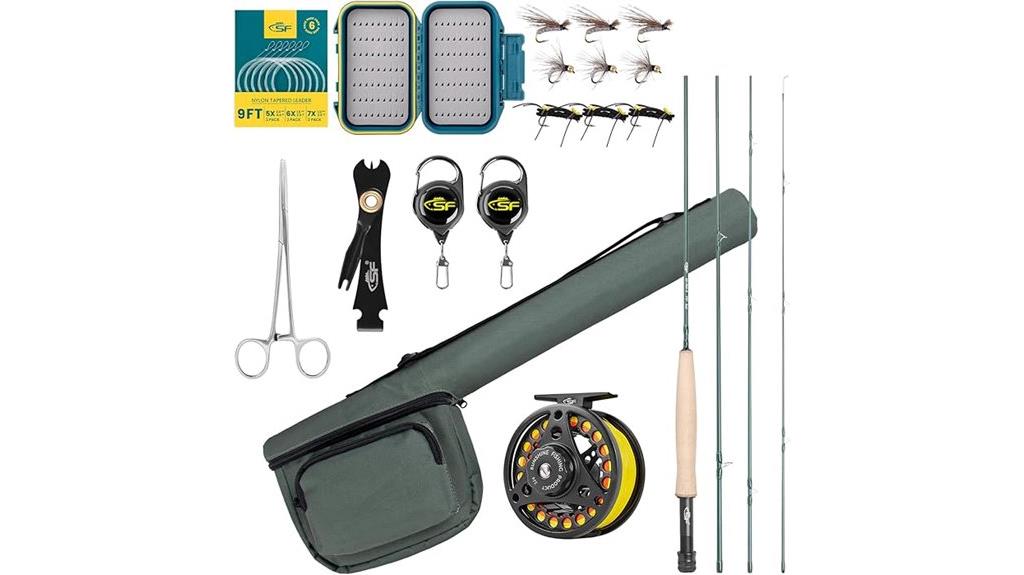 carbon fiber trout combo