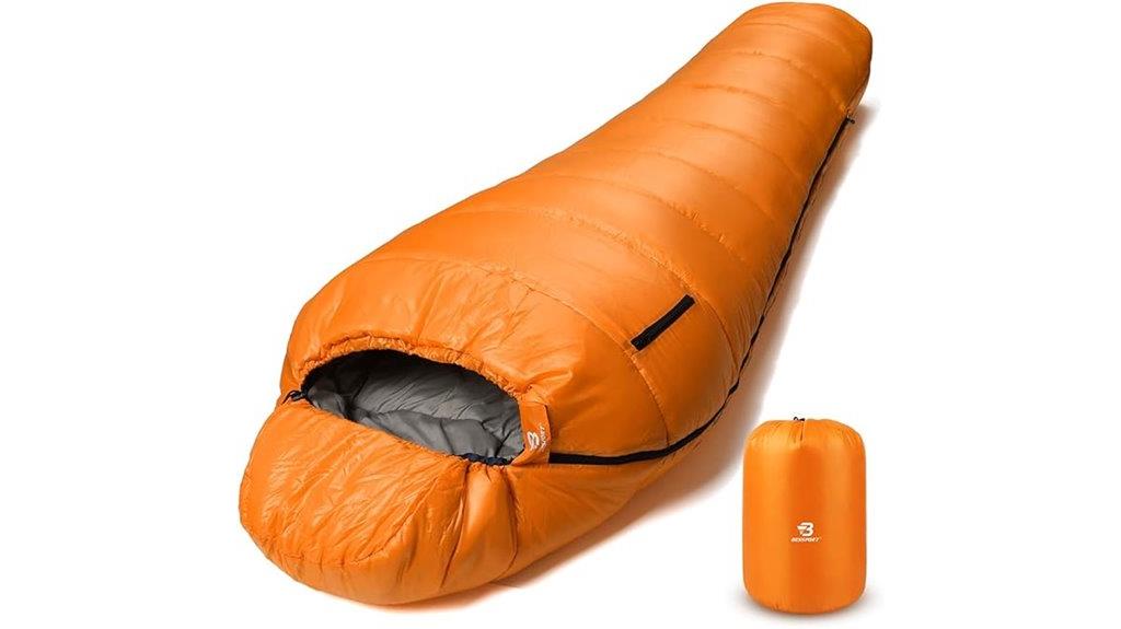 cold weather mummy sleeping bag