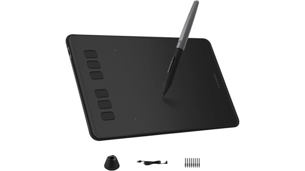 compact drawing tablet device