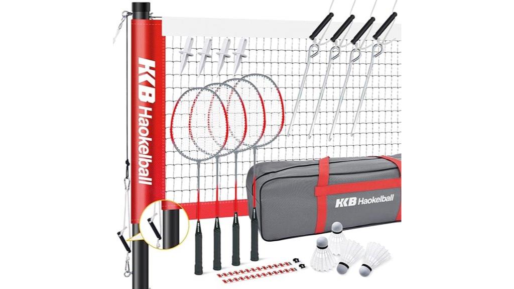 complete badminton set package