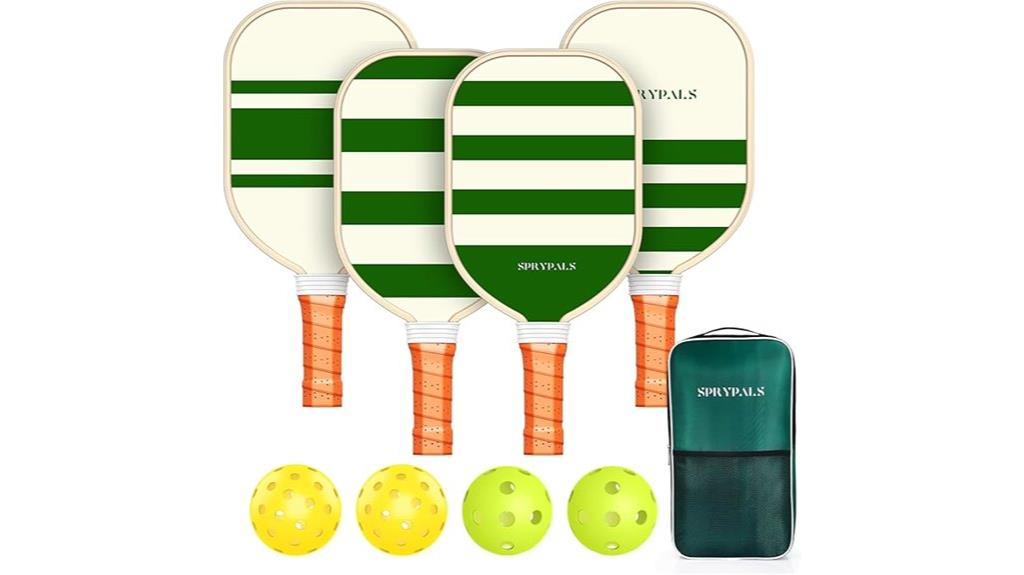 complete pickleball paddle set