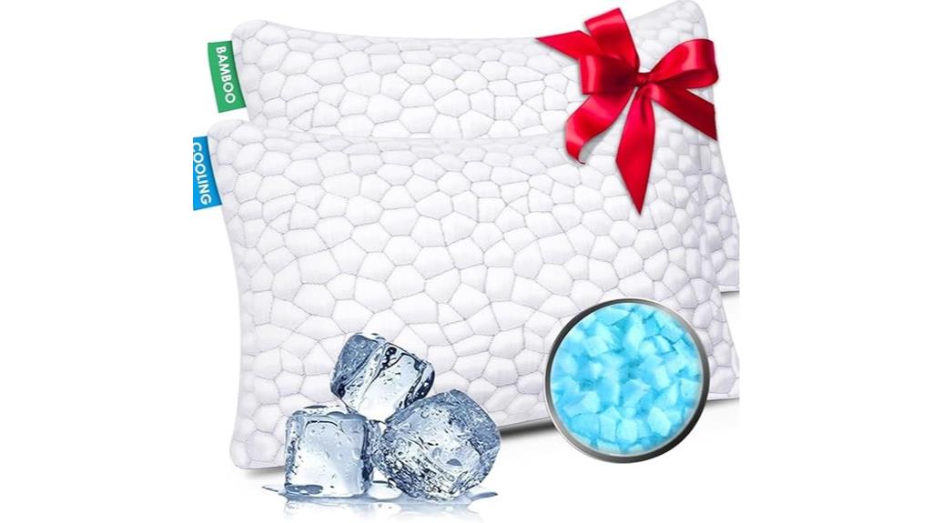 cooling memory foam pillows
