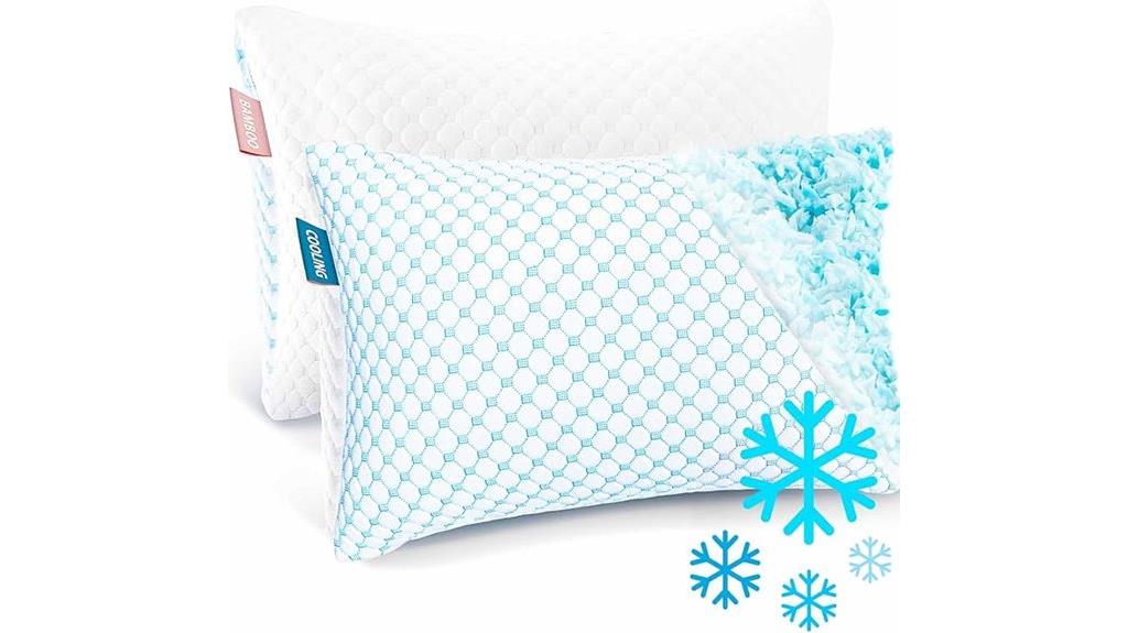 cooling pillow set two
