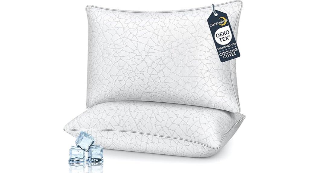 cooling queen bed pillows