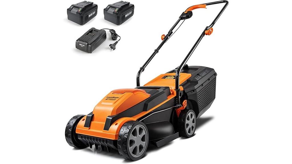 cordless 13 inch lawn mower