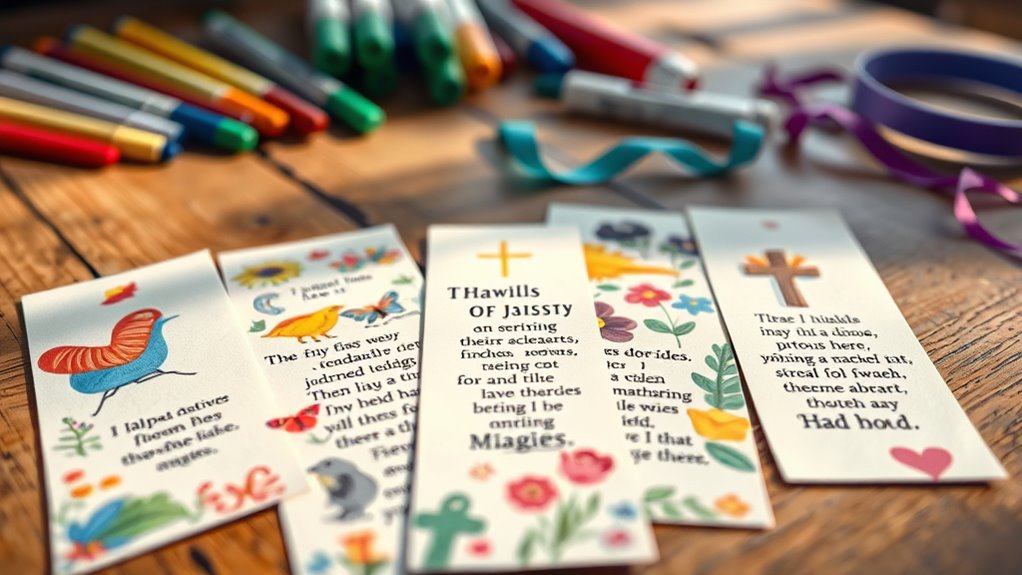 create personalized bible bookmarks