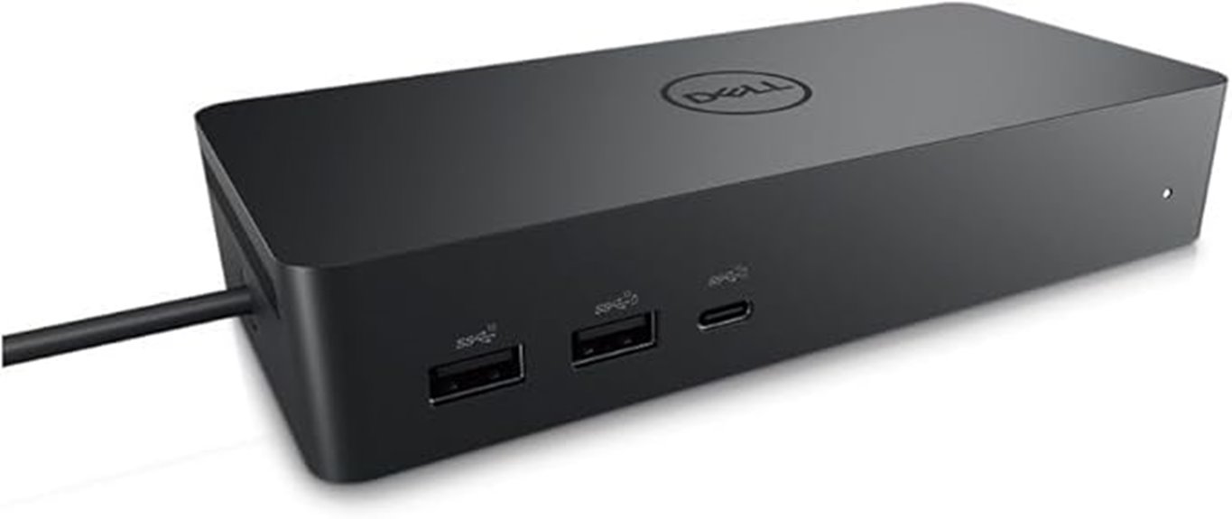 dell universal dock black