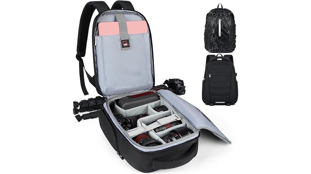 dslr backpack with rain