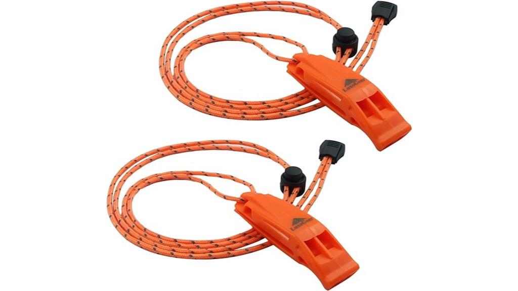 dual pack emergency whistles