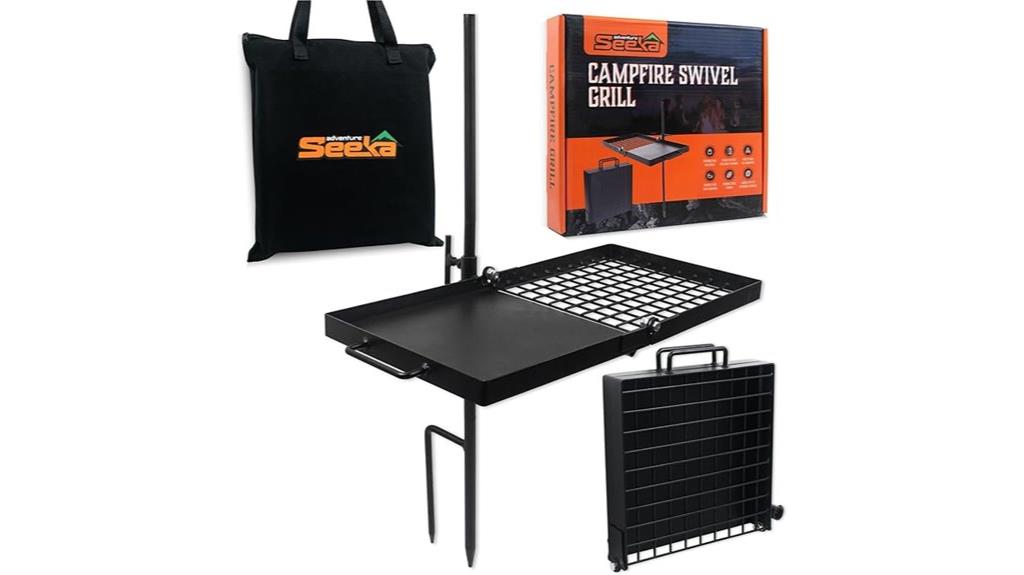 durable portable campfire grill
